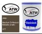 Preview: Jeep, Medium Driftwood Metallic (matt), VF7: 500ml Lackdose, von ATW Autoteile West.